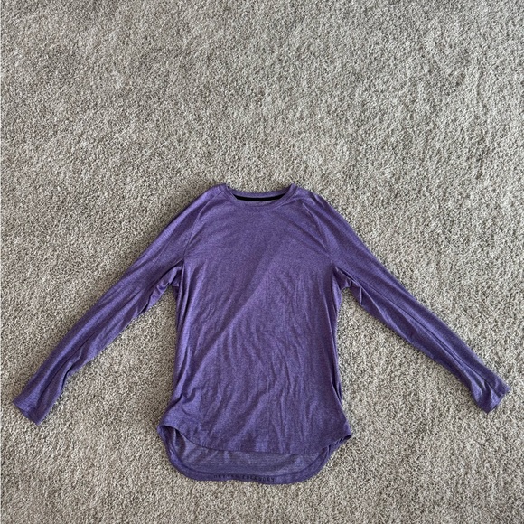 Vibrant Purple Raglan Sleeve Top - Picture 2 of 4